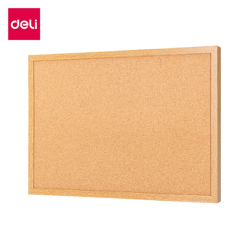 กระดานไม้ก๊อก DELI EV352-1-YL-01 ขนาด20×30 ซม._0