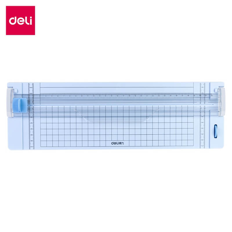 แท่นตัดกระดาษ DELI 14251-LBL-01 สีฟ้าอ่อน (สำหรับกระดาษ A4 )_0