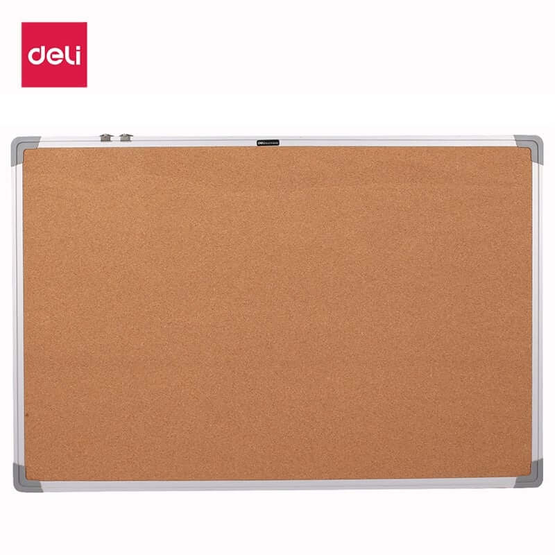 กระดานไม้ก๊อก DELI E39053-YL-01 60*90 ซม สีน้ำตาล_0