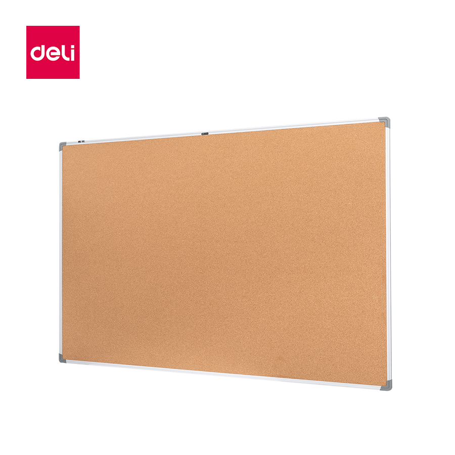 กระดานไม้ก๊อก DELI E39057-YL-01 ขนาด 1800*1200 มม สีน้ำตาล_0