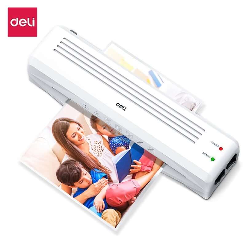 เครื่องเคลือบบัตร DELI E14378-WH-01 สีขาว (สำหรับกระดาษ A4 )_9