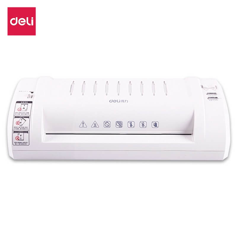 เครื่องเคลือบบัตร DELI E3893-EU-LGR-01 สีขาว (สำหรับ A4)