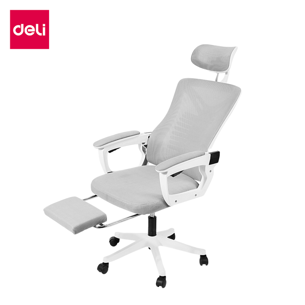 เก้าอี้สุขภาพ DELI E4935-GR-01 เอนได้ถึง 120&deg; สีเทา