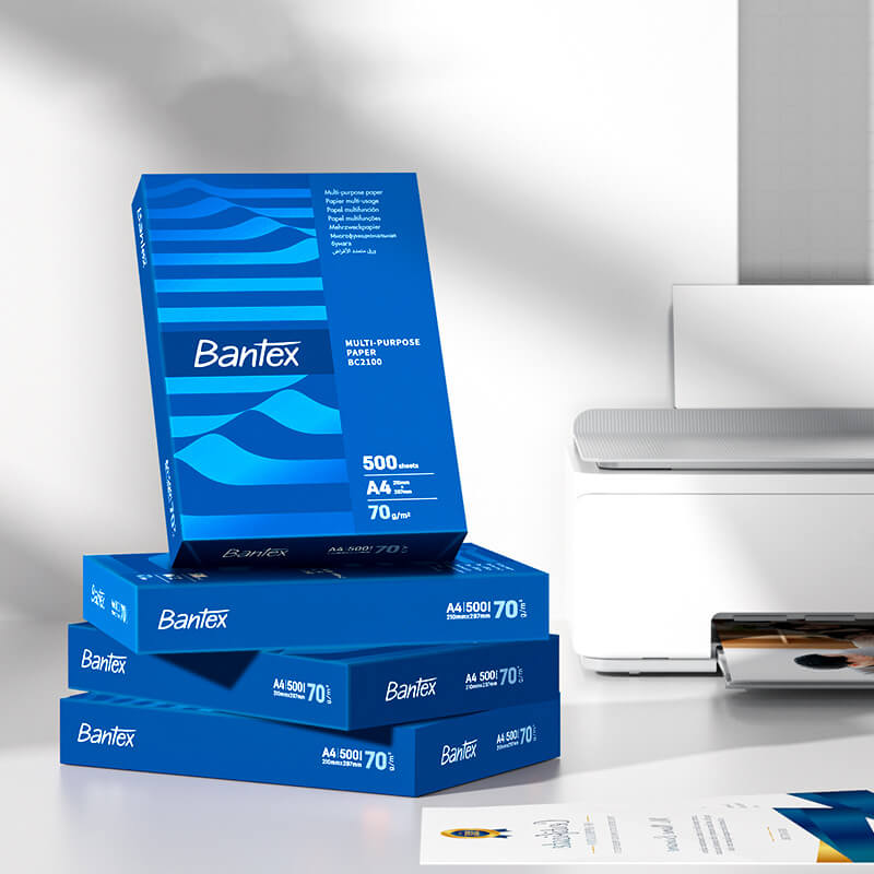 กระดาษถ่ายเอกสาร BANTEX BC2100-MX-01 A4 70แกรม 1รีม 500แผ่น