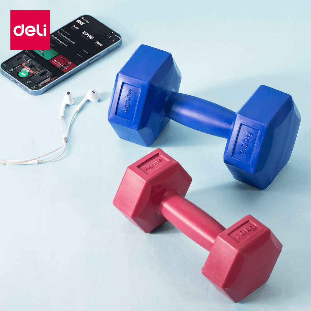 ดัมเบล AGNITE ER084-PR-01 1 กก. สีม่วง_1