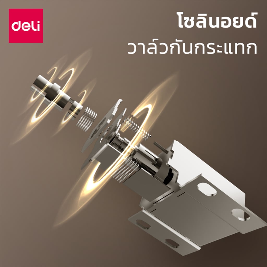 ตู้เซฟนิรภัย 19กก. DELI ET571-BK-01 ปลดล็อคด้วยรหัส 32X38X45ซม. สีดำ_3