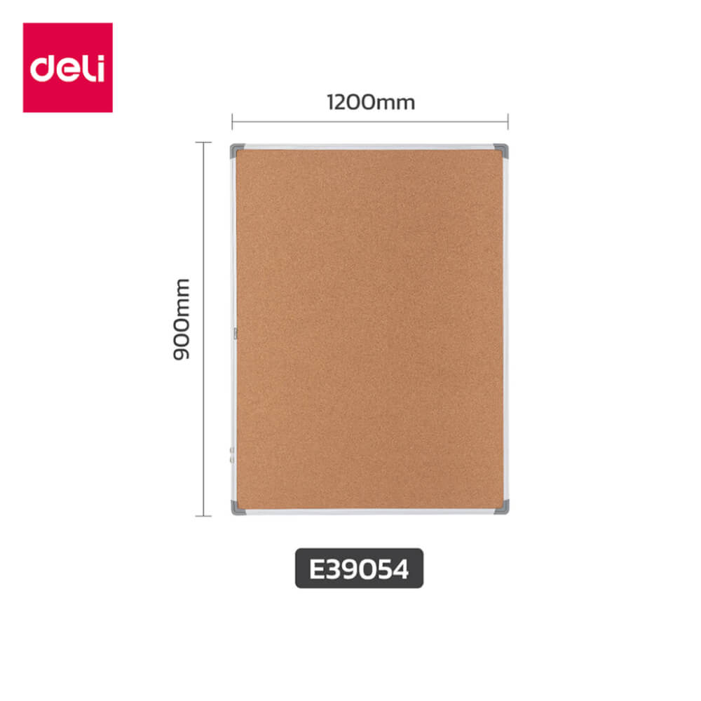 กระดานไม้ก๊อก DELI E39054-YL-01 90*120 ซม สีน้ำตาล_5