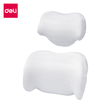 ชุดเบาะรองหลังและหมอนรองคอ DELI VS1344-VS1345-GR-02 สีเทา_0