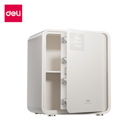ตู้เซฟนิรภัย 14.5กก. DELI AE888-N-BG-01 ปลดล็อคด้วยรหัส 32X38X45ซม. สีขาว_0