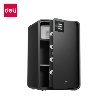 ตู้เซฟนิรภัย 20กก. DELI AE889-BK-01 ปลดล็อคด้วยรหัส 36X38X60ซม. สีดำ