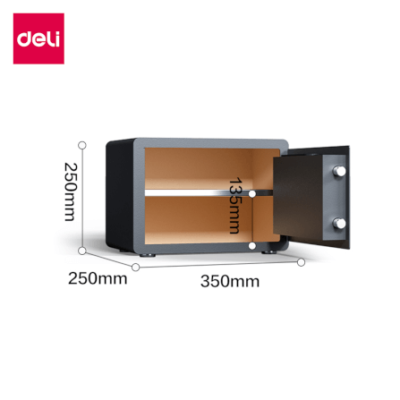 ตู้เซฟนิรภัย DELI AE681-Z-WH-01 สีขาว_5