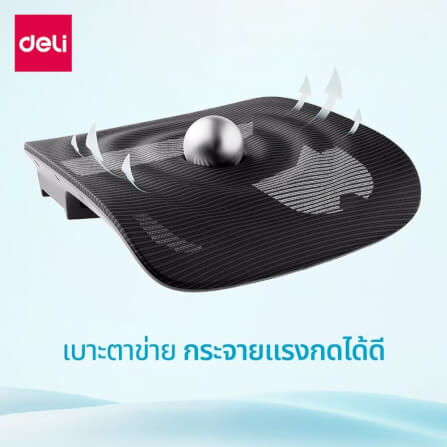 เก้าอี้ทำงาน DELI E4989-WH-01 สีขาว_5