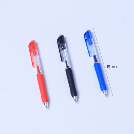 ปากกาเจล DELI BG1001-BL-05 สีน้ำเงิน 5แท่ง_4