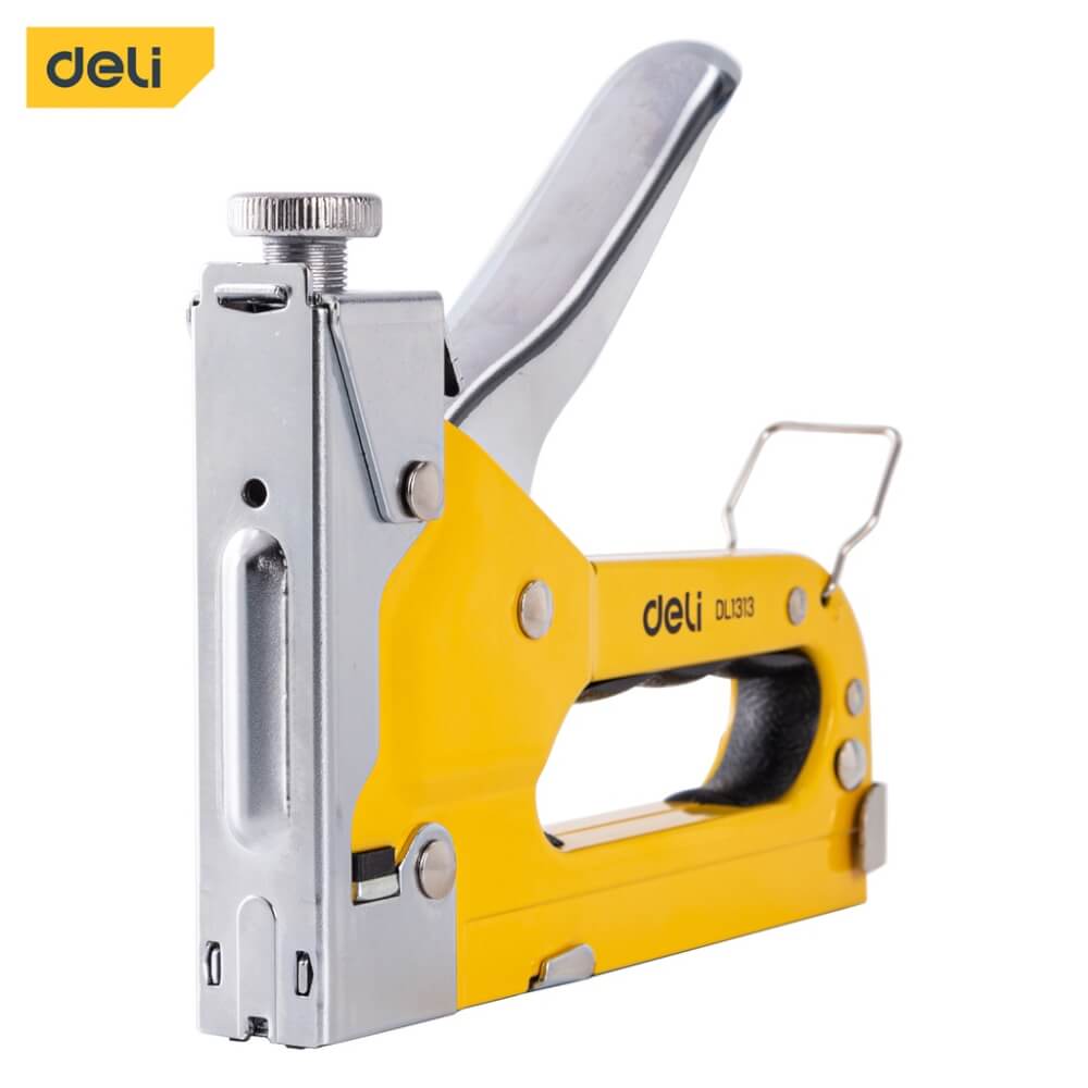 เครื่องยิงแม็ก DELI EDL1313-YL-01 สีเหลือง 3IN1_0