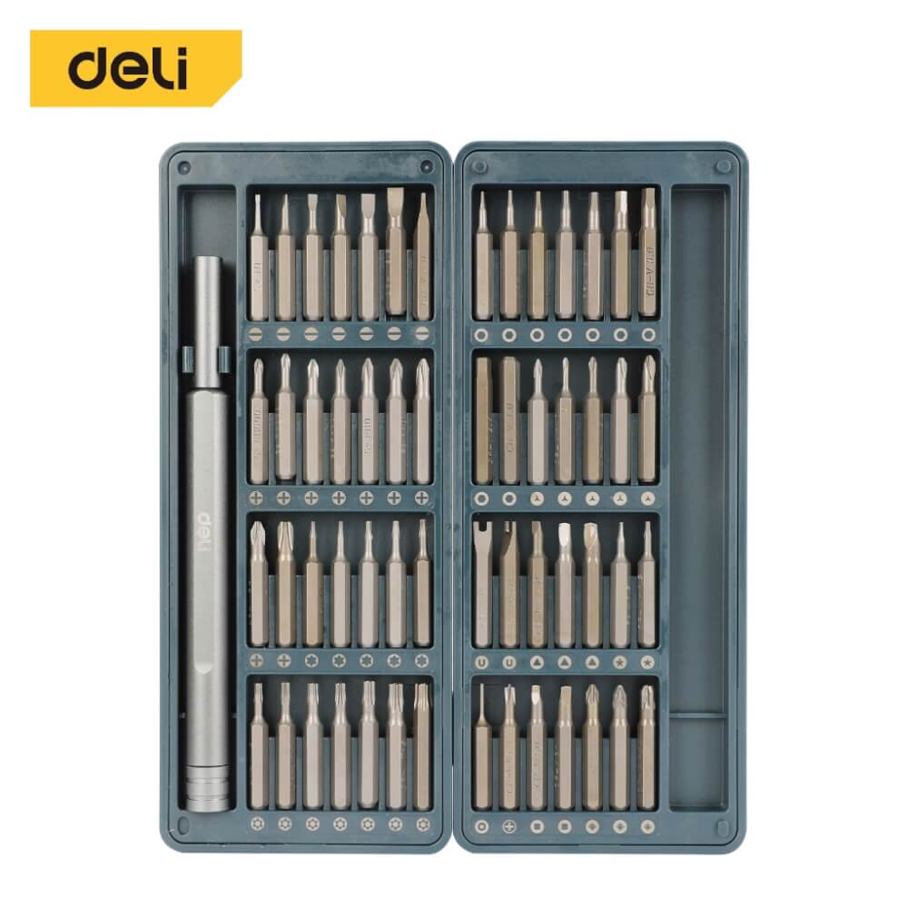 ไขควงซ่อมนาฬิกา DELI EDL241057-GR-01 57ชิ้น_0