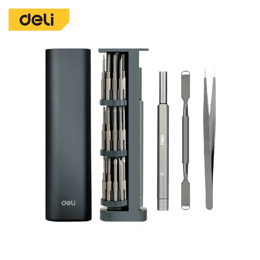 ไขควงซ่อมนาฬิกา DELI EDL241034-GR-01 34ชิ้น