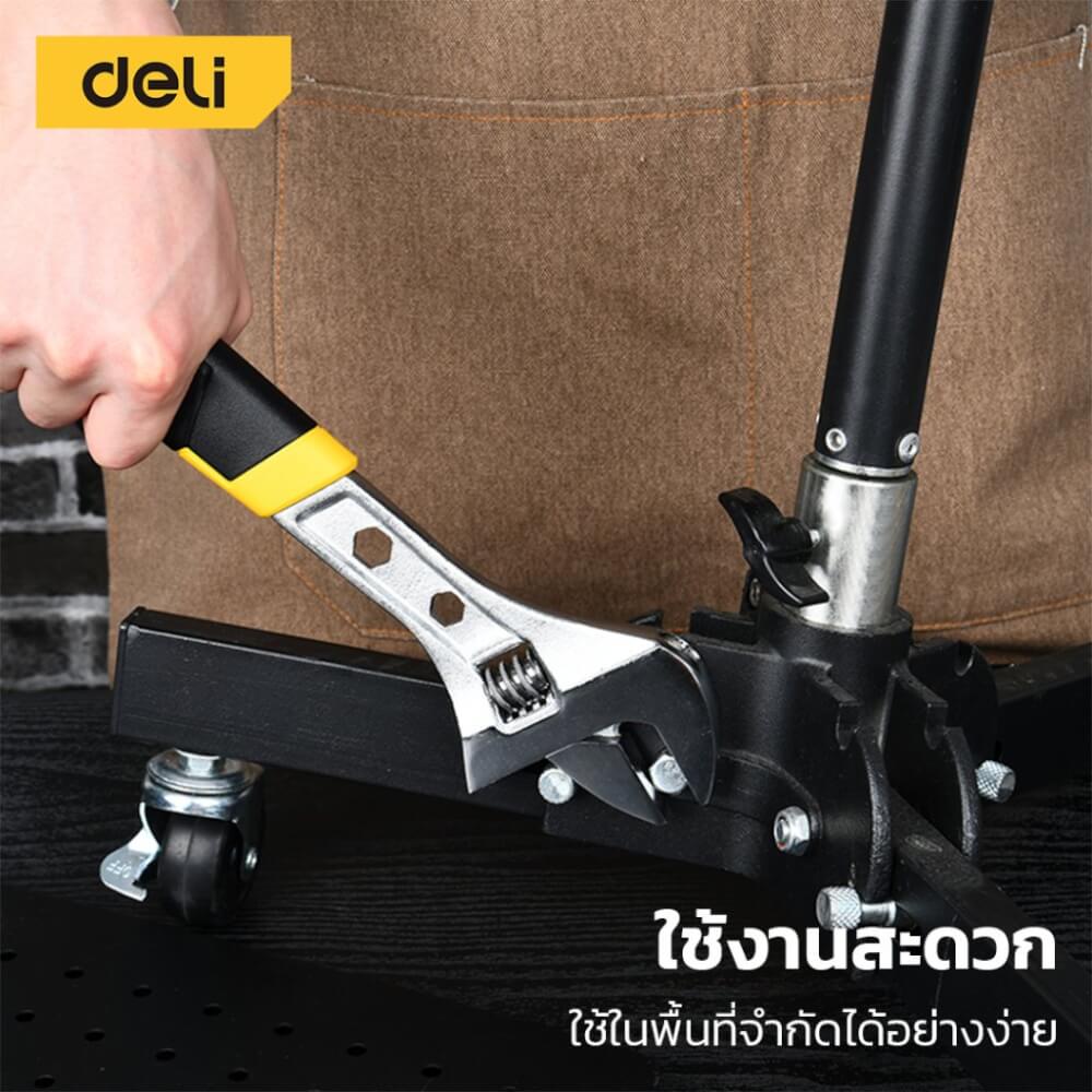 ประแจเลื่อน DELI EDL30112-YL-01 12นิ้ว_4