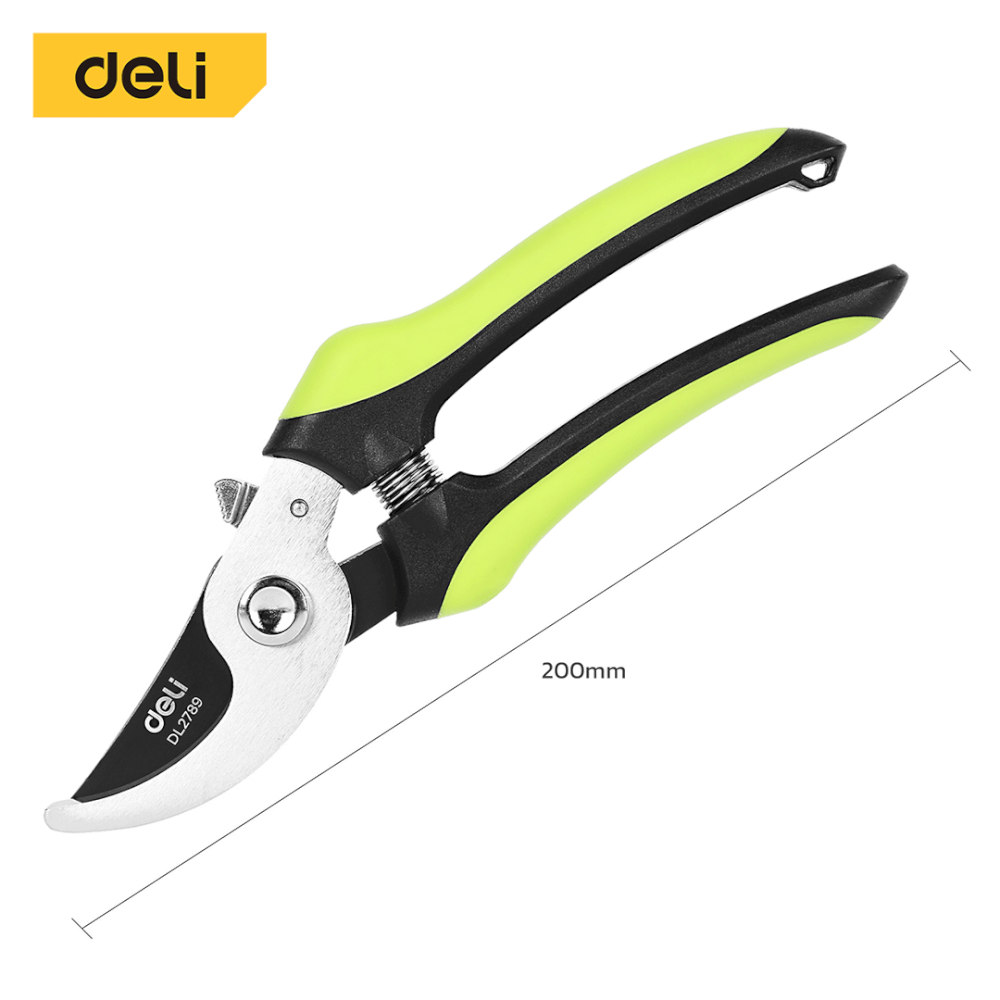 กรรไกรตัดกิ่ง DELI EDL2789-GN-01 8นิ้ว สีเขียว_5