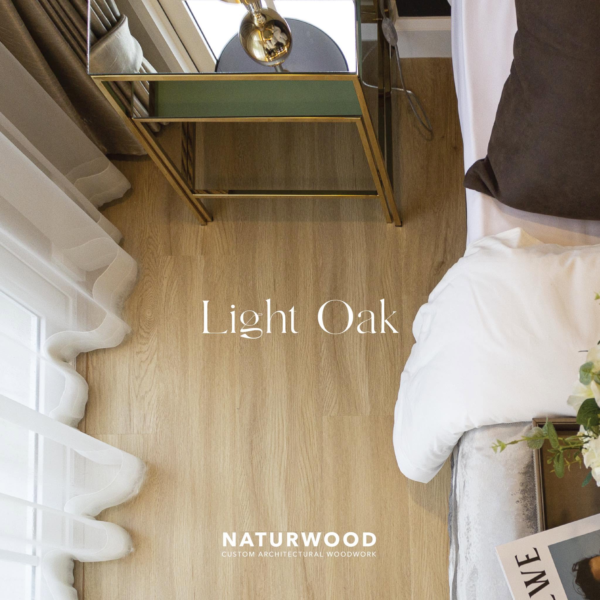 พื้น SPC คลิกล็อค พร้อมโฟม IXPE NATURWOOD หนา 5 มม. สี LIGHT OAK (กล่อง 10 แผ่น ปูได้ 2.23 ตร.ม.)_6