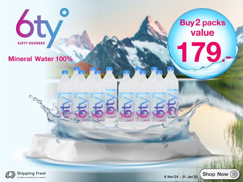 6TY MINERAL WATER 100%