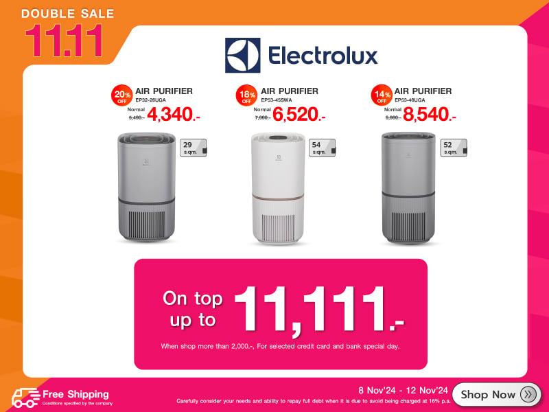 ELECTROLUX 11.11 DOUBLE SALE