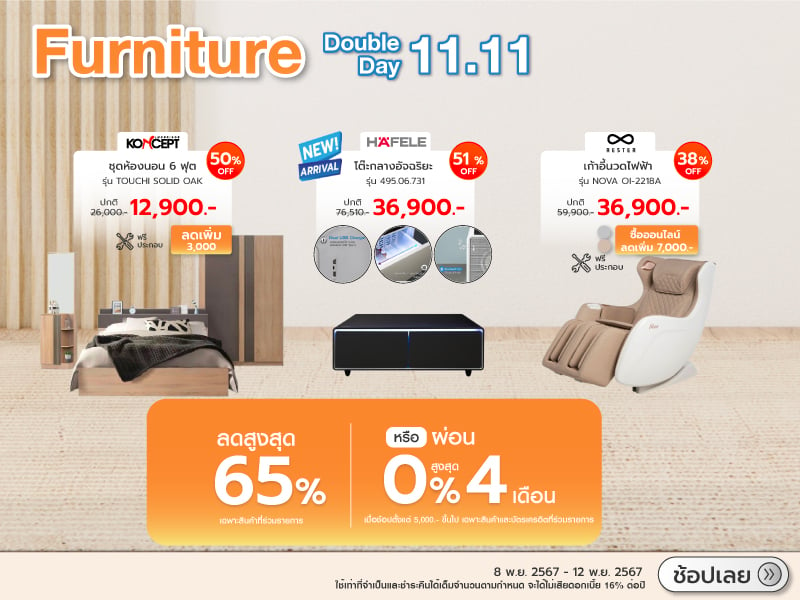 FURNITURE 11.11 DOUBLE DAY