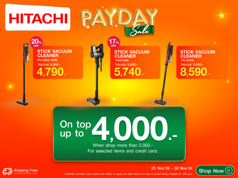 HITACHI PAYDAY SALE