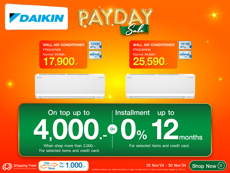 DAIKIN PAYDAY SALE