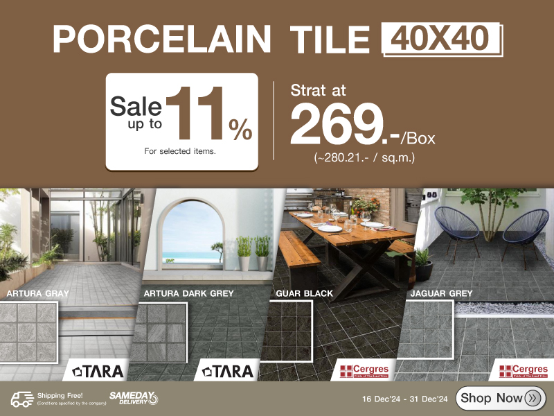 PORCELAIN TILE 40X40 