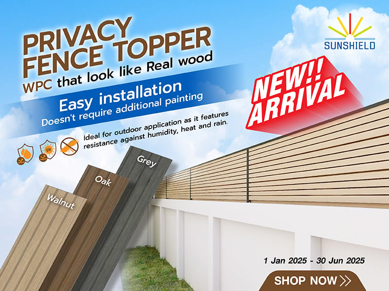 Privacy Fence Topper