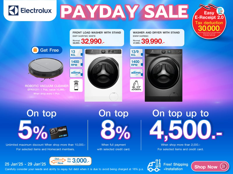 ELECTROLUX PAYDAY SALE