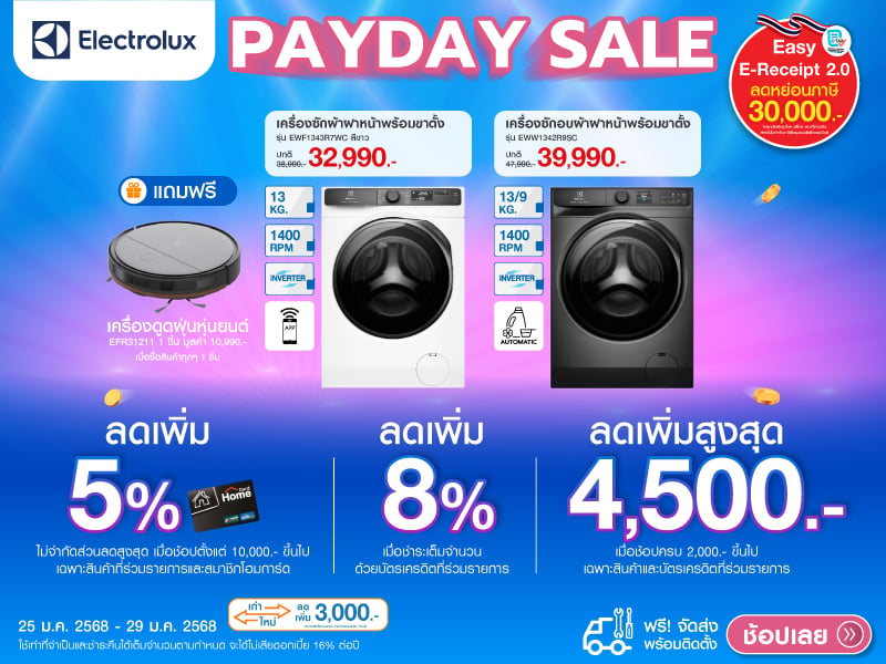 ELECTROLUX PAYDAY SALE