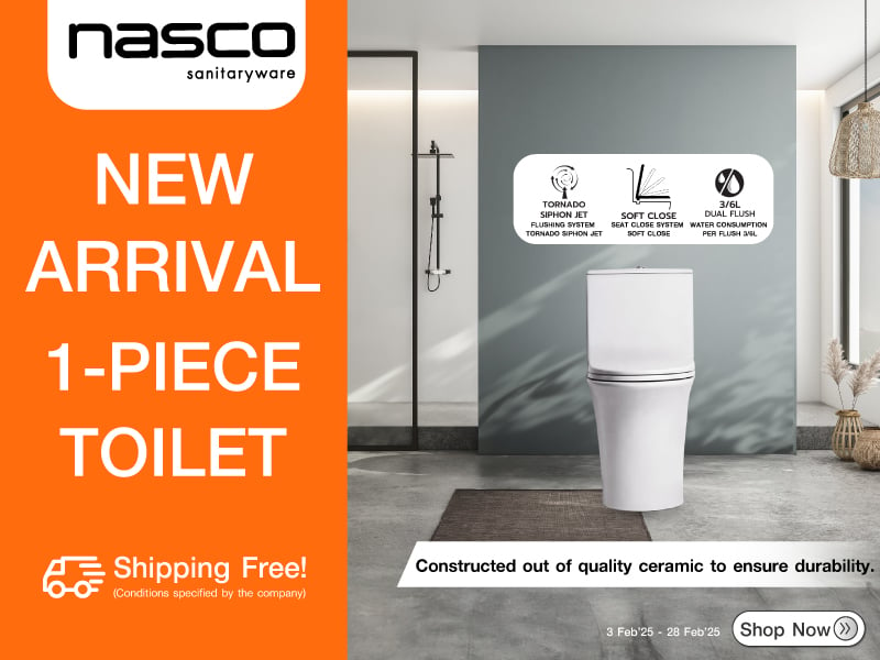 1-PIECE TOILET NASCO