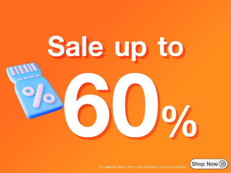 Sale up to 60%