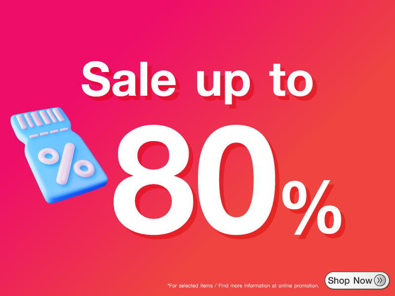 Sale up to 80%