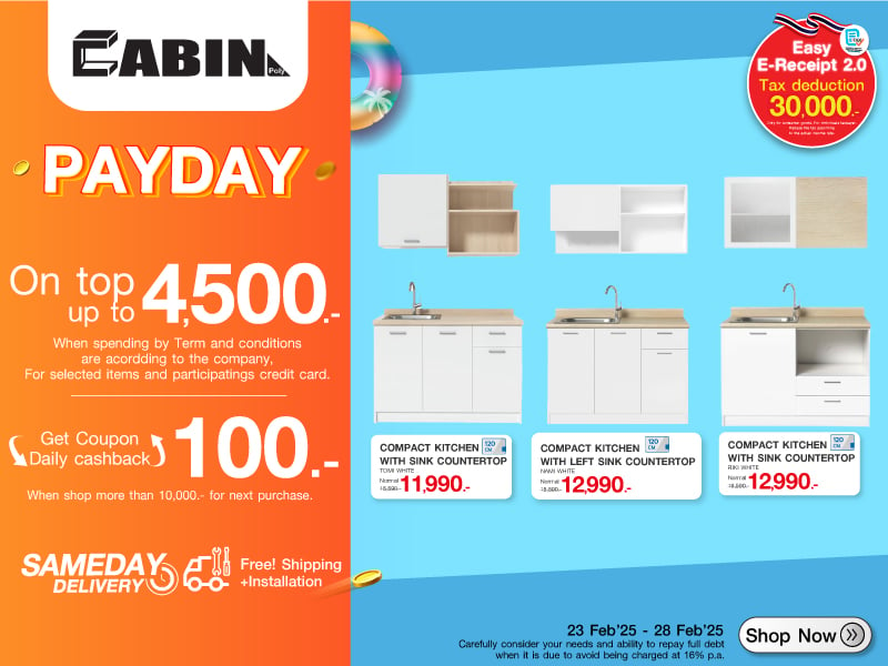 CABIN PAYDAY SALE