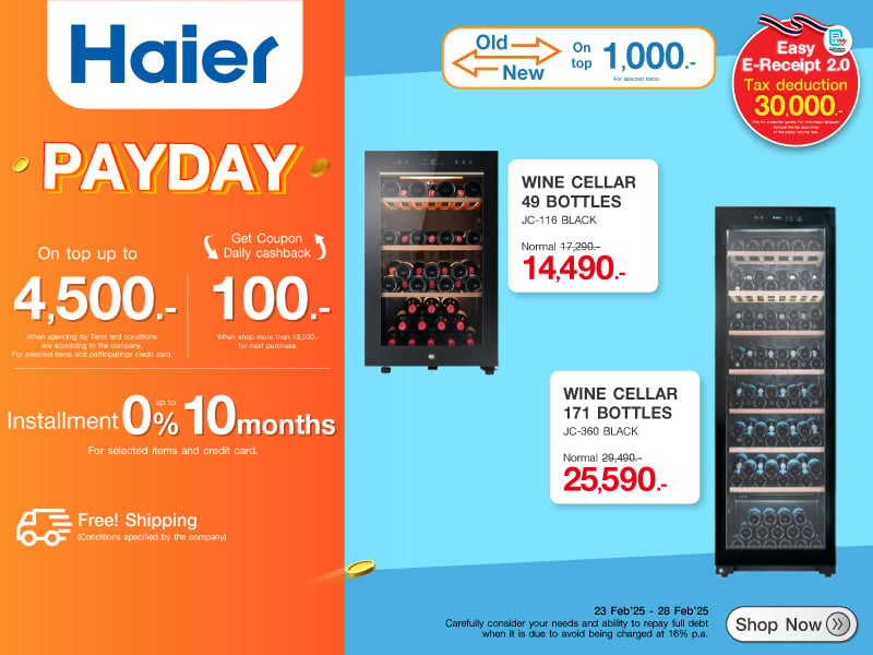 HAIER PAYDAY SALE