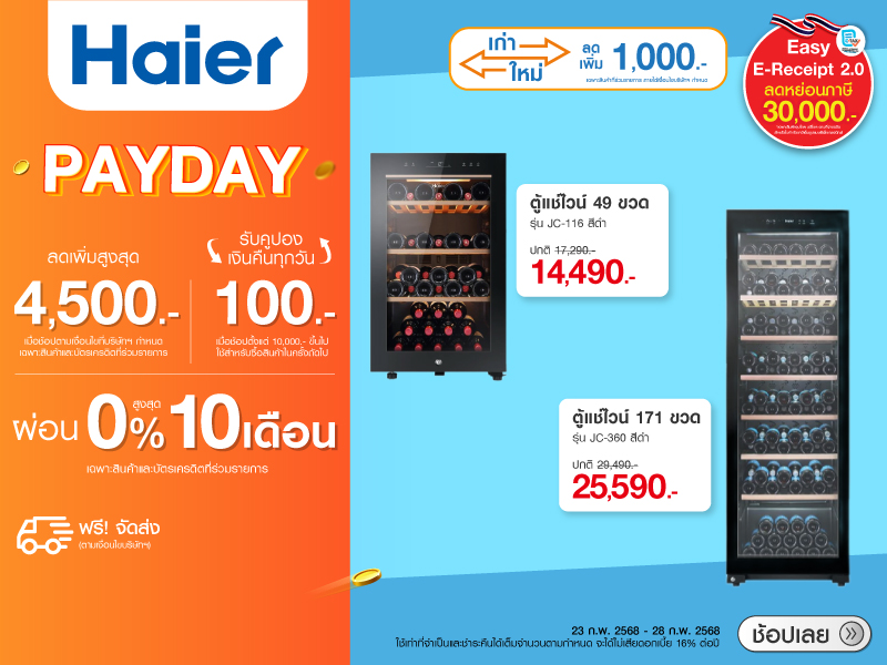 HAIER PAYDAY SALE