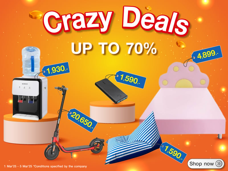 CRAZY DEALS up to 70% off