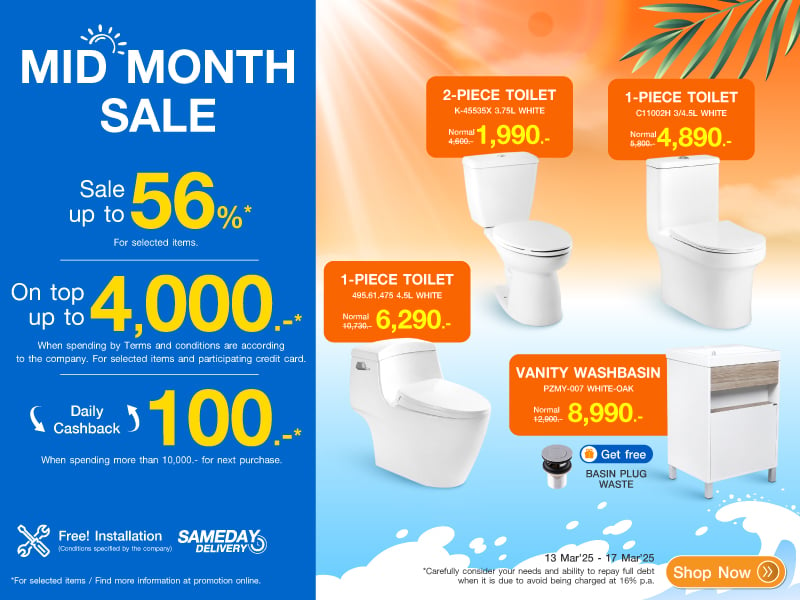 SANITARY WARES SALE UP TO 56%