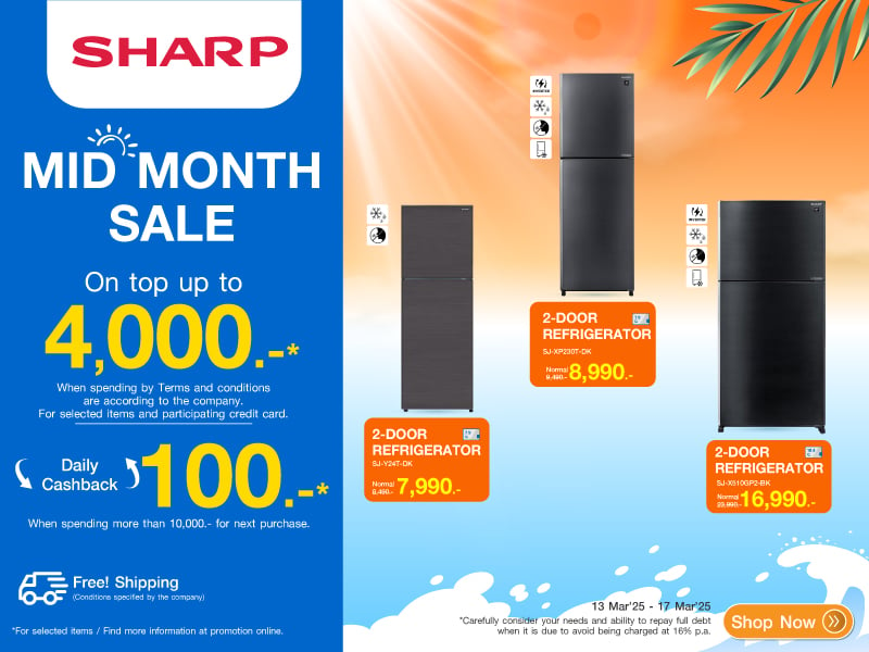 SHARP MID MONTH SALE