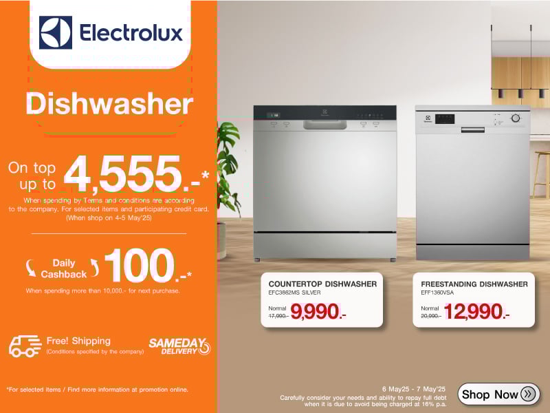 COUNTERTOP DISHWASHER ELECTROLUX