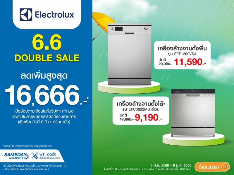 ELECTROLUX 6.6 DOUBLE SALE