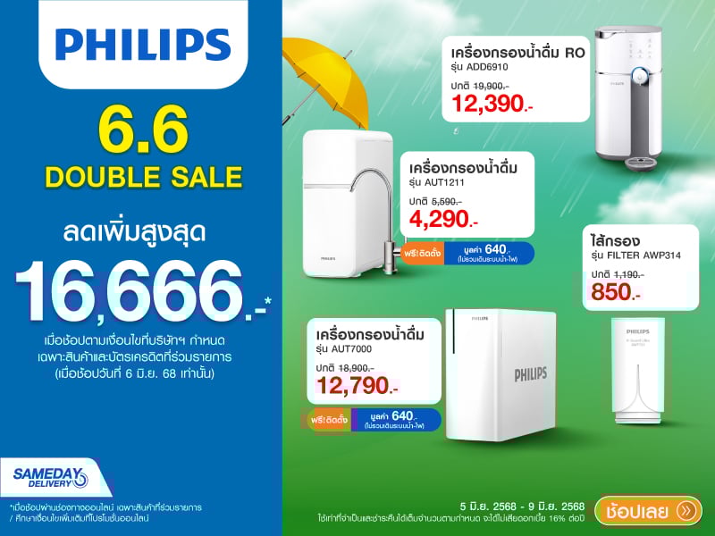 PHILIPS 6.6 DOUBLE SALE