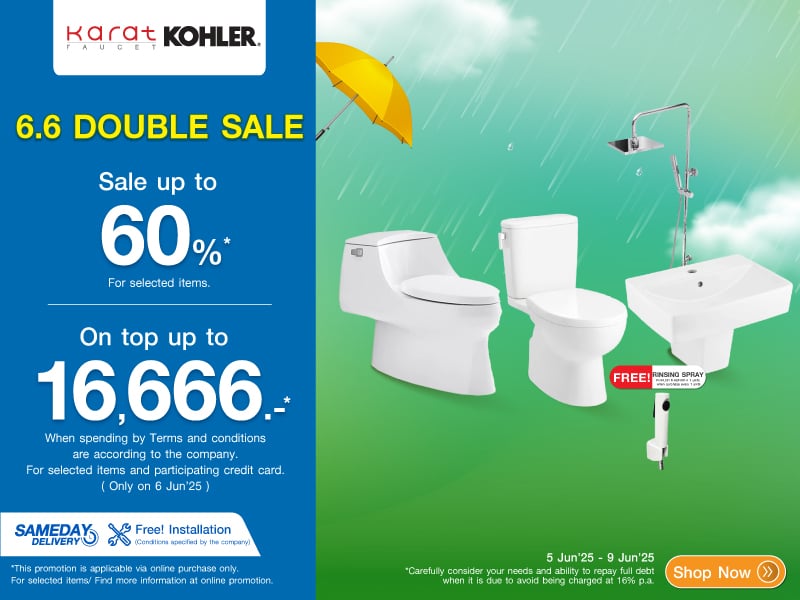 KOHLER KARAT 6.6 DOUBLE SALE