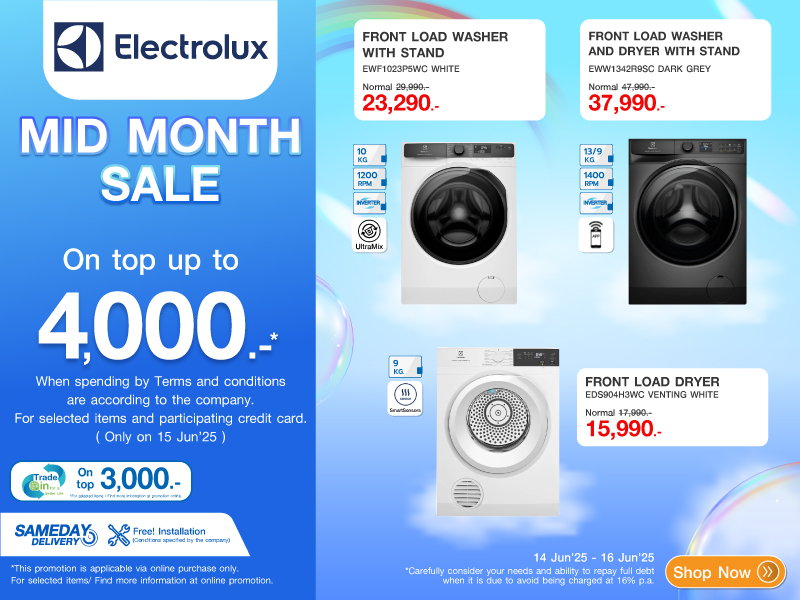 ELECTROLUX MID MONTH SALE