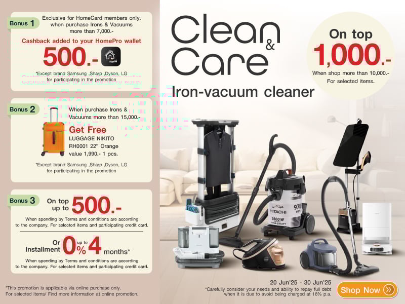 CLEAN CARE IRON VACUUM CLEANER