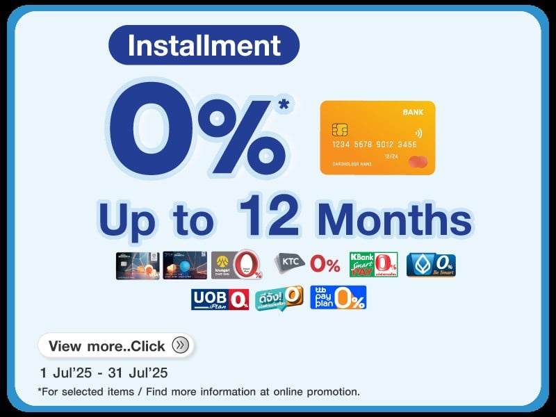 0% installments