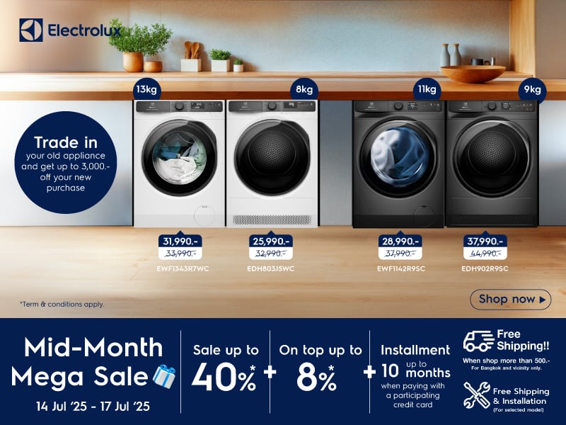 ELECTROLUX WASHDRY MID MONTH SALE