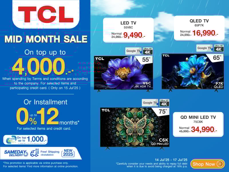 TCL MID-MONTH SALE